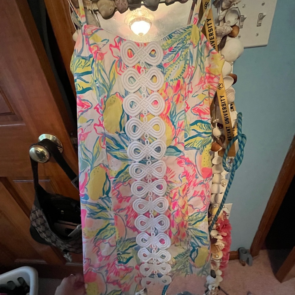 BNWOT LILLY PULITZER FIESTA BAMBA SIZE 6 SHELLI SHIFT DRESS cant go under $40